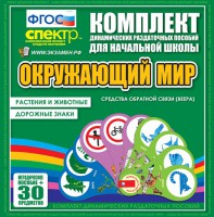 Динамические раздаточные пособия. Окружающий мир (веера). Животные и растения, дорожные знаки. - fgospostavki.ru - Асбест