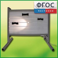 Панель с держателями и подсветкой для монтажа оборудования и проведения демонстрационных опытов по физике - fgospostavki.ru - Асбест
