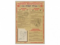 Стенд-уголок "Техника безопасности на уроках труда" - fgospostavki.ru - Асбест