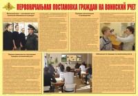 Плакат "Первоначальная постановка граждан на воинский учет" - fgospostavki.ru - Асбест