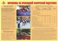 Плакат "Нормативы по прикладной физической подготовке" - fgospostavki.ru - Асбест