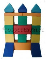 Мягкий модуль-конструктор "Башня" (17 элементов) - fgospostavki.ru - Асбест