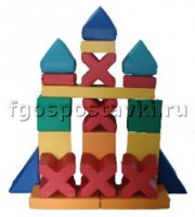 Мягкий модуль-конструктор "Башня" (21 элемент) - fgospostavki.ru - Асбест