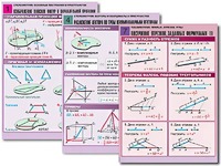 Комплект таблиц по всему курсу геометрии (100 таблиц, А1, полноцветные, ламинированные) - fgospostavki.ru - Асбест
