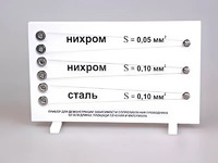 Прибор для демонстрации зависимости сопротивления проводника от его длины, сечения и материала - fgospostavki.ru - Асбест