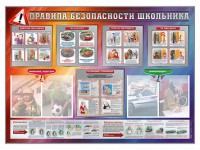 Стенд-уголок "Правила безопасности школьника" - fgospostavki.ru - Асбест