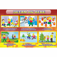Стенд "Детям об огне" - fgospostavki.ru - Асбест
