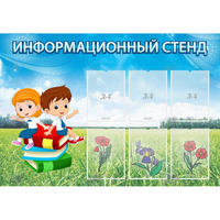 Стенд информационный с 6 карманами - fgospostavki.ru - Асбест