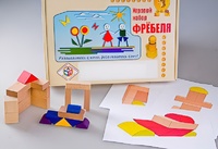 Игровой набор Фребеля "Конструктор деревянный без соединений-2" (Серия "Эксперимент") - fgospostavki.ru - Асбест