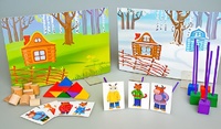 Игровой набор Фребеля "Заюшкина избушка" (серия "Сказочный мир". Выпуск 1) - fgospostavki.ru - Асбест