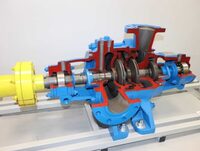 Разрезная модель насоса секционного центробежного типа «ЦНС» - fgospostavki.ru - Асбест