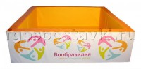 Бассейн "Вообразилия" квадратный с шелкографией - fgospostavki.ru - Асбест