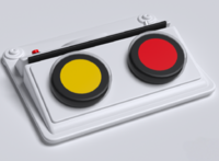 Игровой коммуникатор 2-х кнопочный со вставкой - fgospostavki.ru - Асбест