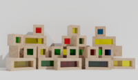 Детский развивающий набор из разноцветных элементов - fgospostavki.ru - Асбест