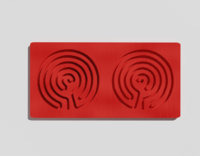 Межполушарная доска №10 красная - fgospostavki.ru - Асбест