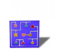 Развивающая панель для изучения движения фигур - fgospostavki.ru - Асбест