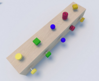 Развивающая панель «Винтовые цветочки » - fgospostavki.ru - Асбест