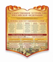 Стенд "Государственное устройство Российской Федерации" Вариант 3 - fgospostavki.ru - Асбест
