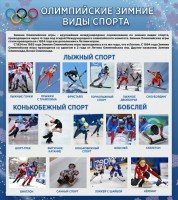 Стенд "Олимпийские зимние виды спорта" - fgospostavki.ru - Асбест