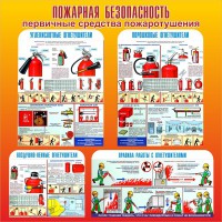 Стенд "Пожарная безопасность" Вариант 2 - fgospostavki.ru - Асбест