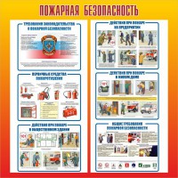 Стенд "Пожарная безопасность" Вариант 4 - fgospostavki.ru - Асбест