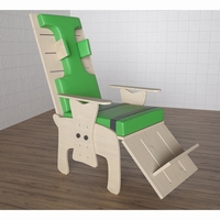 Стул для ребенка с ОВЗ с регулируемой подножкой «Адаптация» №1 - fgospostavki.ru - Асбест