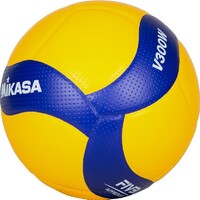 Мяч волейбольный Mikasa V300W (размер 5, синтетическая кожа, профессиональный) - fgospostavki.ru - Асбест