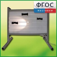 Панель с держателями и подсветкой для монтажа оборудования для проведения демонстрационных опытов по химии - fgospostavki.ru - Асбест
