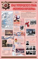 Плакат "Великая Отечественная война: Крах гитлеровского плана «молниеносной войны» " - fgospostavki.ru - Асбест