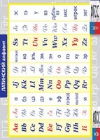 Таблица "Латинский алфавит" (винил) - fgospostavki.ru - Асбест
