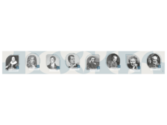 Стенд-лента "Выдающиеся писатели и деятели культуры стран изучаемых языков" (Великобритания) - fgospostavki.ru - Асбест