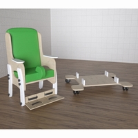 Стул для ребенка с ОВЗ стационарный с мобильной платформой «Адаптация» №4 - fgospostavki.ru - Асбест