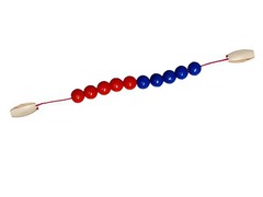 Бусы для счета в пределах 10 (раздаточные) - fgospostavki.ru - Асбест