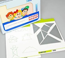 Игровой набор "Танграм" (с комплектом карточек) - fgospostavki.ru - Асбест