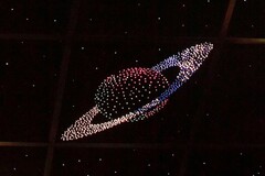 Потолок "Звездное небо с анимационным фибероптическим эффектом сатурн" - fgospostavki.ru - Асбест