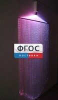 Фибероптическая занавесь (150 волокон) с интерактивным источником света - fgospostavki.ru - Асбест