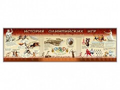 Настенное полотно "История Олимпийских игр" - fgospostavki.ru - Асбест