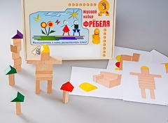 Игровой набор Фребеля "Конструктор деревянный без соединений-3" (Серия "Эксперимент") - fgospostavki.ru - Асбест