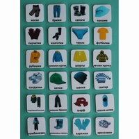 Набор карточек "Одежда" - fgospostavki.ru - Асбест