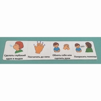 Последовательность действий "КАК УСПОКОИТЬСЯ" - полоска - fgospostavki.ru - Асбест