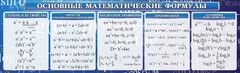 Стенд "Основные математические формулы" - fgospostavki.ru - Асбест