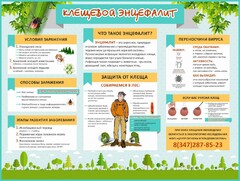 Стенд "Клещевой энцефалит" - fgospostavki.ru - Асбест