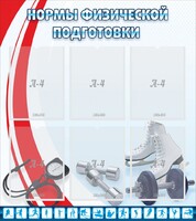 Стенд "Нормы физической подготовки" Вариант 2 - fgospostavki.ru - Асбест