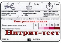 Тест-система "Нитрит-тест" - fgospostavki.ru - Асбест