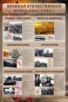 Стенд "Великая Отечественная война" (битвы) - fgospostavki.ru - Асбест
