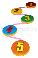 Дорожка "Змейка-шагайка-геометрическая" с цифрами - fgospostavki.ru - Асбест