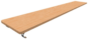 Доска наклонная навесная (1,5 метра) - fgospostavki.ru - Асбест