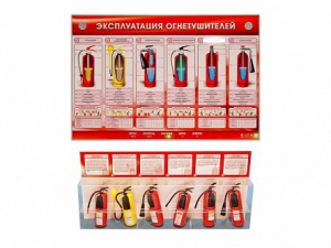 Электрифицированный стенд-тренажер "Эксплуатация огнетушителей" с разрезными агрегатами - fgospostavki.ru - Асбест