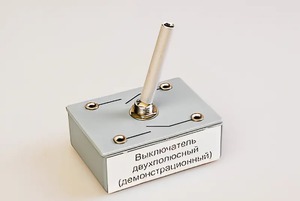 Выключатель двухполюсный (демонстрационный) - fgospostavki.ru - Асбест