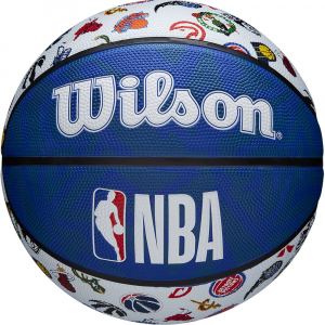 Мяч баскетбольный Wilson NBA All Team (размер 7, резина, тренировочный) - fgospostavki.ru - Асбест